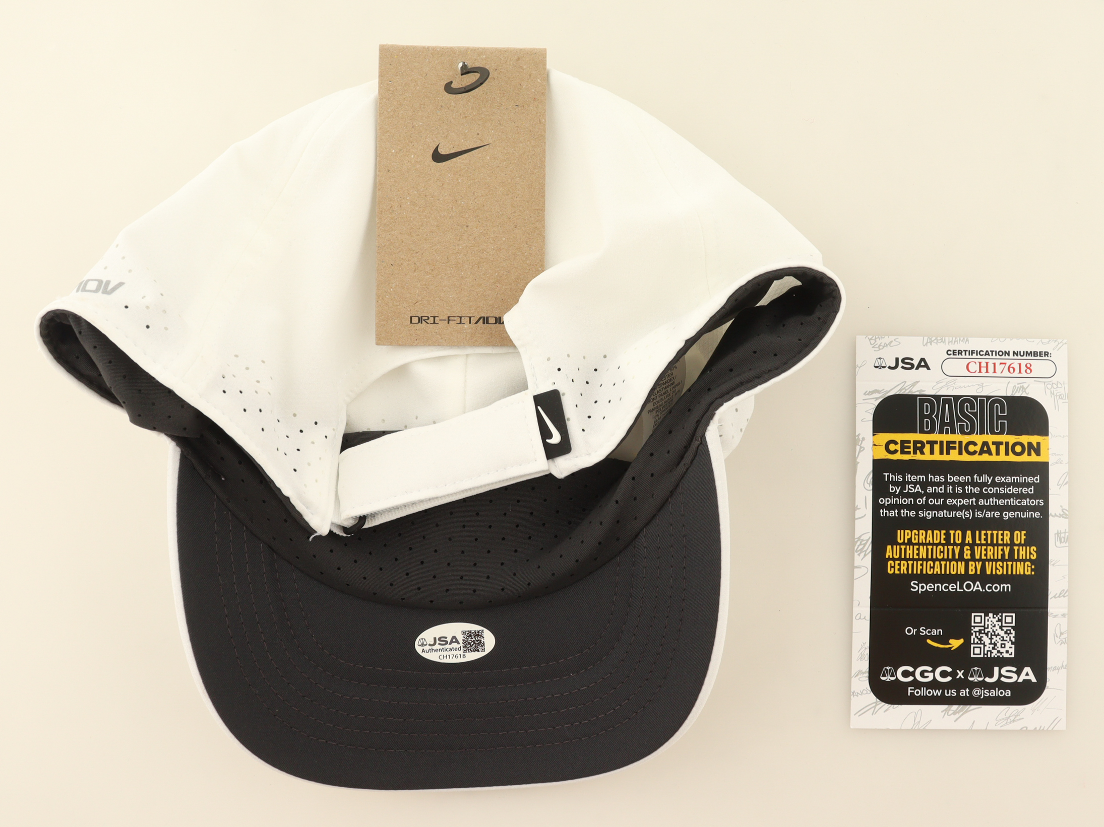 Jannik Sinner Signed Nike Adjustable Hat (JSA) at PristineAuction.com Jannik Sinner Signed Nike Adjustable Hat (JSA) at PristineAuction.com