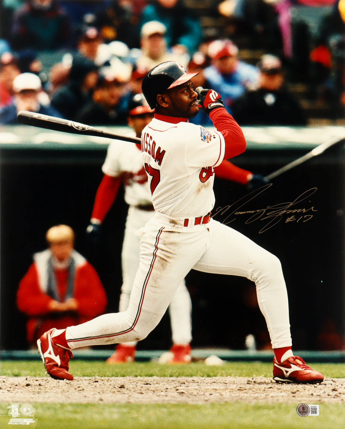 Marquis Grissom Signed Indians 16x20 Photo (Beckett) at PristineAuction.com Marquis Grissom Signed Indians 16x20 Photo (Beckett) at PristineAuction.com