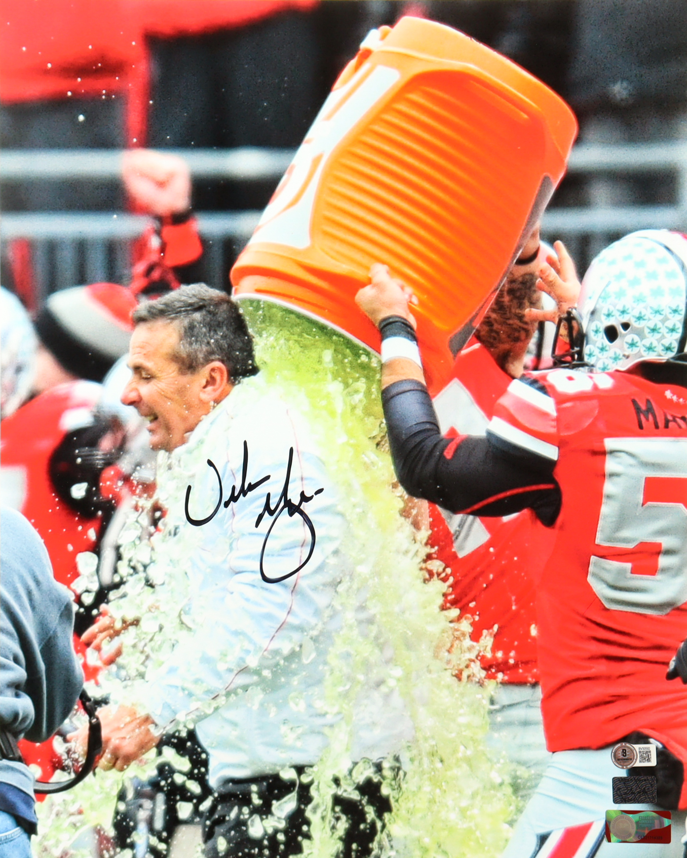 Urban Meyer Signed Ohio State Buckeyes 16x20 Photo (Beckett) at PristineAuction.com Urban Meyer Signed Ohio State Buckeyes 16x20 Photo (Beckett) at PristineAuction.com