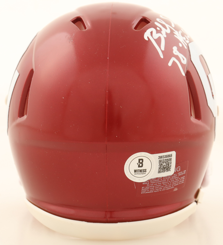 Billy Sims Signed Oklahoma Sooners Speed Mini Helmet Inscribed "78-Heisman" (Beckett) at PristineAuction.com Billy Sims Signed Oklahoma Sooners Speed Mini Helmet Inscribed "78-Heisman" (Beckett) at PristineAuction.com