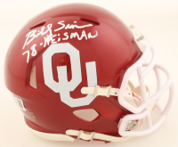 Billy Sims Signed Oklahoma Sooners Speed Mini Helmet Inscribed "78-Heisman" (Beckett) at PristineAuction.com