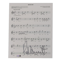Rod Stewart Signed "Maggie May" 8x10 Lyric Sheet (JSA) at PristineAuction.com