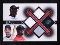 Barry Bonds / Luis Gonzalez / Ken Griffey Jr. 2001 SPX Winning Materials Update Trios #BGG at PristineAuction.com