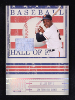 Willie Mays 2005 Donruss Signature Hall of Fame Material Jersey Pants T4 #HOF-19 at PristineAuction.com