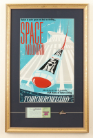 Disney's "Space Mountain" Custom Framed Art Print Display with Ticket Book & Retired Pin at PristineAuction.com