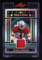 Deion Sanders 2025 Leaf Glory of the Game Glory of the Game Used #GU12 #20/40 at PristineAuction.com