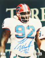 Ted Washington Signed Bills 8x10 Photo (Beckett) at PristineAuction.com