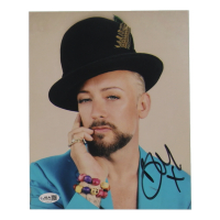 Boy George Signed 8x10 Photo Inscribed "X" (JSA) at PristineAuction.com