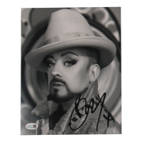 Boy George Signed 8x10 Photo Inscribed "X" (JSA) at PristineAuction.com