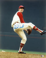 Sam McDowell Signed Indians 16x20 Photo (Beckett) at PristineAuction.com