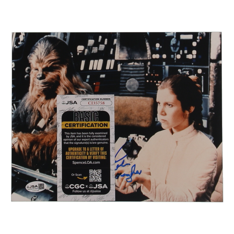 Peter Mayhew Signed "Star Wars: Episode V – The Empire Strikes Back" 8x10 Photo (JSA) at PristineAuction.com Peter Mayhew Signed "Star Wars: Episode V – The Empire Strikes Back" 8x10 Photo (JSA) at PristineAuction.com