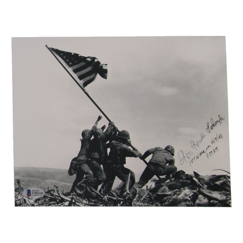 Ron "Rondo" Scharfe Signed WWII 8x10 Photo (Beckett) at PristineAuction.com Ron "Rondo" Scharfe Signed WWII 8x10 Photo (Beckett) at PristineAuction.com