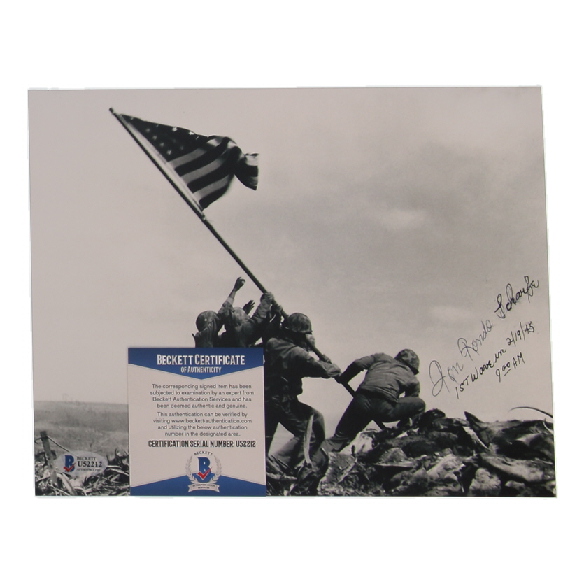 Ron "Rondo" Scharfe Signed WWII 8x10 Photo (Beckett) at PristineAuction.com Ron "Rondo" Scharfe Signed WWII 8x10 Photo (Beckett) at PristineAuction.com