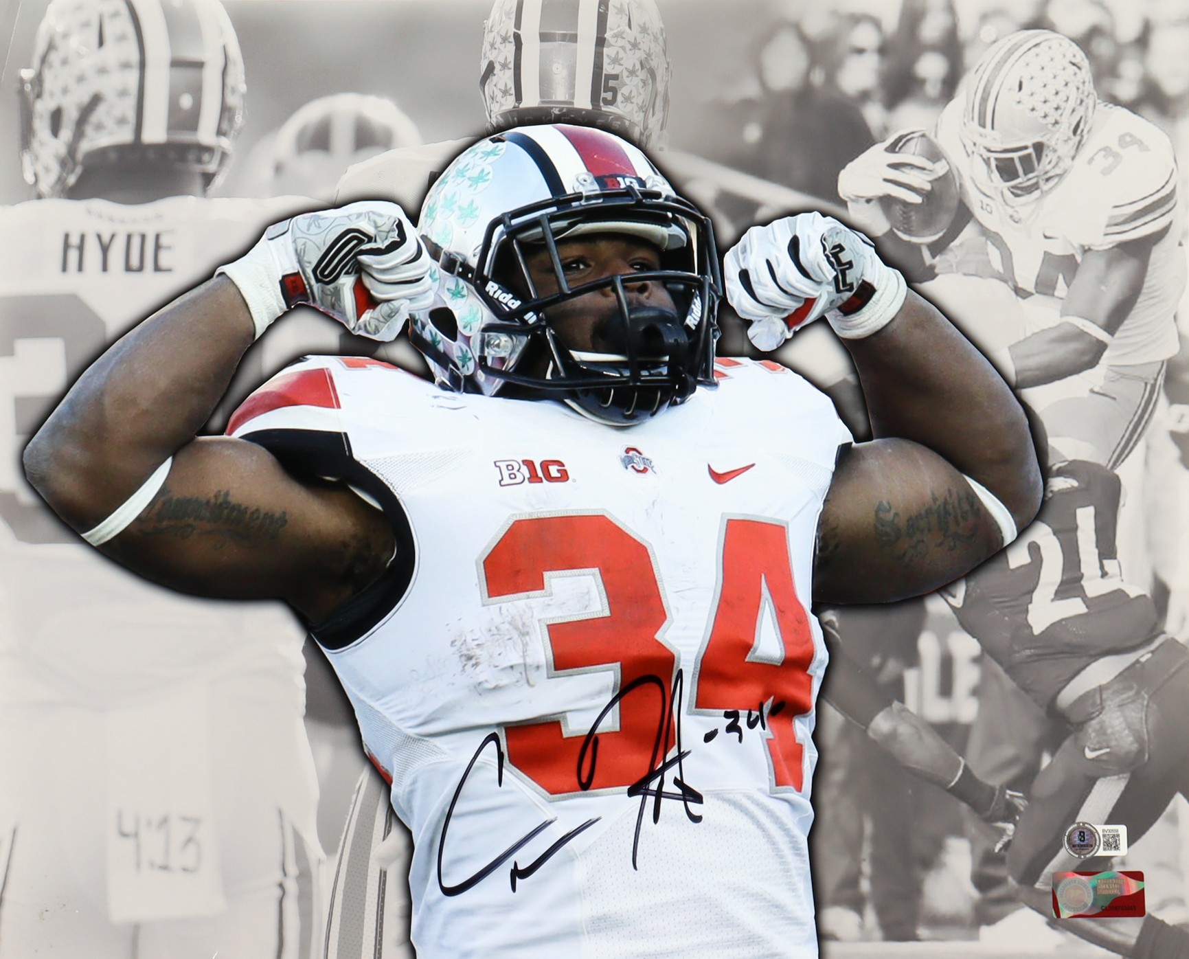 Carlos Hyde Signed Ohio State Buckeyes 16x20 Photo (Beckett) at PristineAuction.com Carlos Hyde Signed Ohio State Buckeyes 16x20 Photo (Beckett) at PristineAuction.com