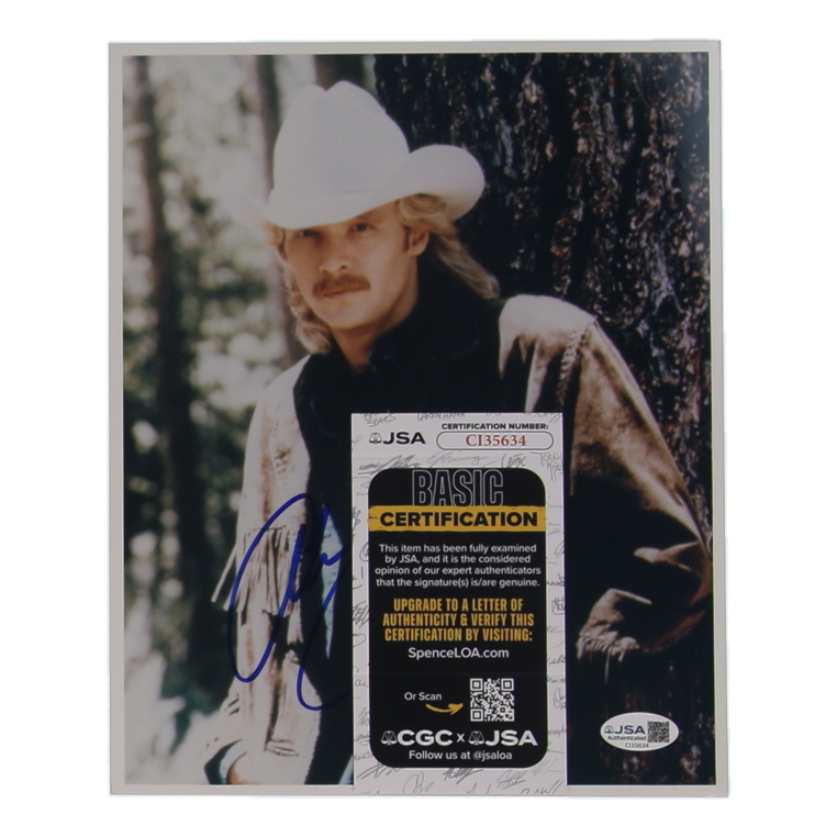 Alan Jackson Signed 8x10 Photo (JSA) at PristineAuction.com Alan Jackson Signed 8x10 Photo (JSA) at PristineAuction.com