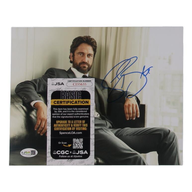 Gerard Butler Signed 8x10 Photo (JSA) at PristineAuction.com Gerard Butler Signed 8x10 Photo (JSA) at PristineAuction.com