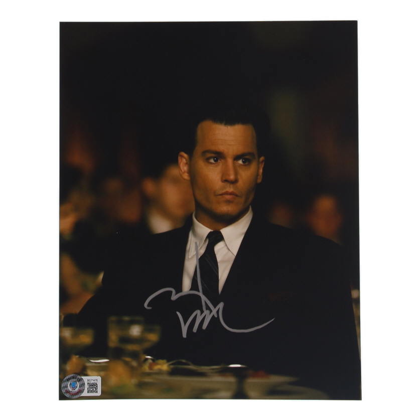 Johnny Depp Signed "Public Enemies" 8x10 Photo (Beckett) at PristineAuction.com Johnny Depp Signed "Public Enemies" 8x10 Photo (Beckett) at PristineAuction.com