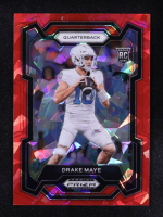 Drake Maye 2024 Panini Prizm Draft Picks Prizms Red Ice #103 RC at PristineAuction.com