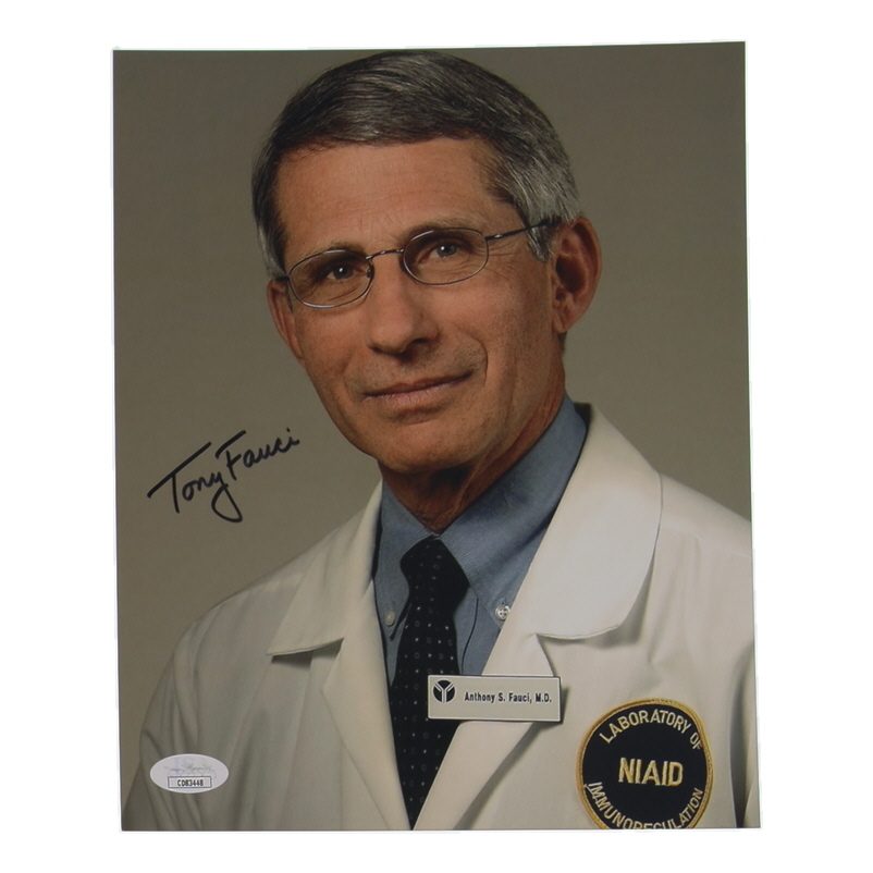 Dr. Anthony Fauci Signed 8x10 Photo (JSA) at PristineAuction.com Dr. Anthony Fauci Signed 8x10 Photo (JSA) at PristineAuction.com