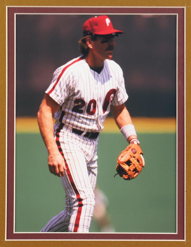 Mike Schmidt Signed Custom Framed Jersey Display with Phillies Logo Pin (Beckett) at PristineAuction.com Mike Schmidt Signed Custom Framed Jersey Display with Phillies Logo Pin (Beckett) at PristineAuction.com