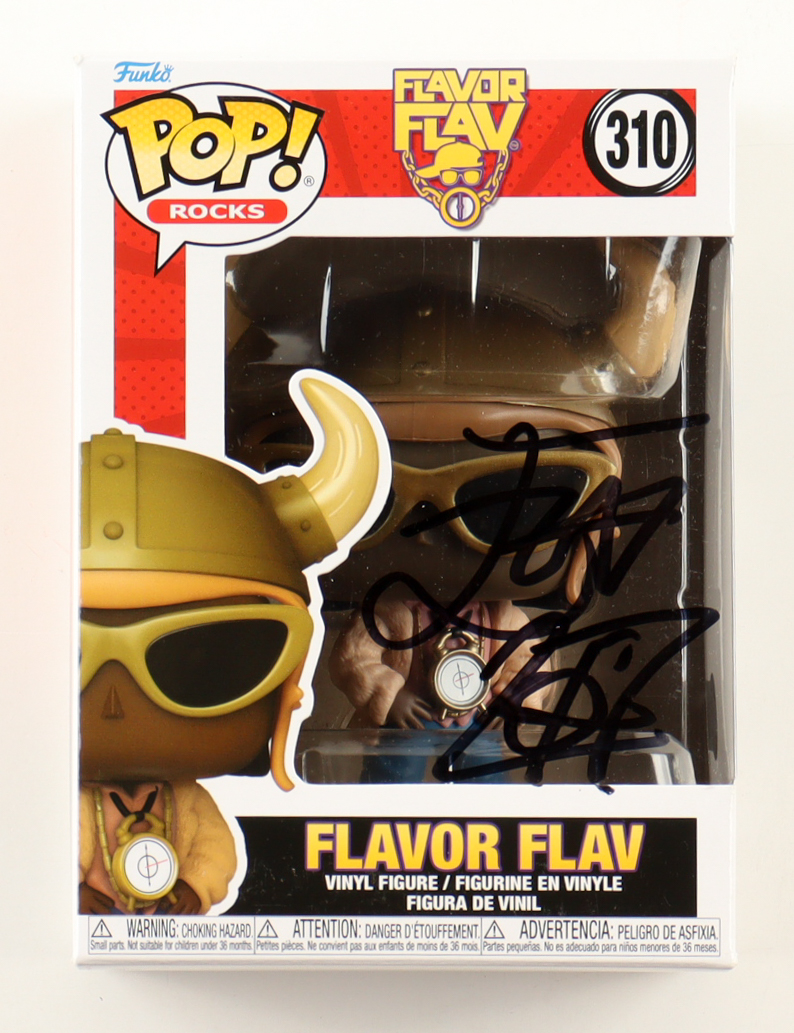 Flavor Flav Signed "Flavor Flav" #310 Flavor Flav Funko Pop! Vinyl Figure With Hand-Drawn Sketch (Beckett) at PristineAuction.com Flavor Flav Signed "Flavor Flav" #310 Flavor Flav Funko Pop! Vinyl Figure With Hand-Drawn Sketch (Beckett) at PristineAuction.com