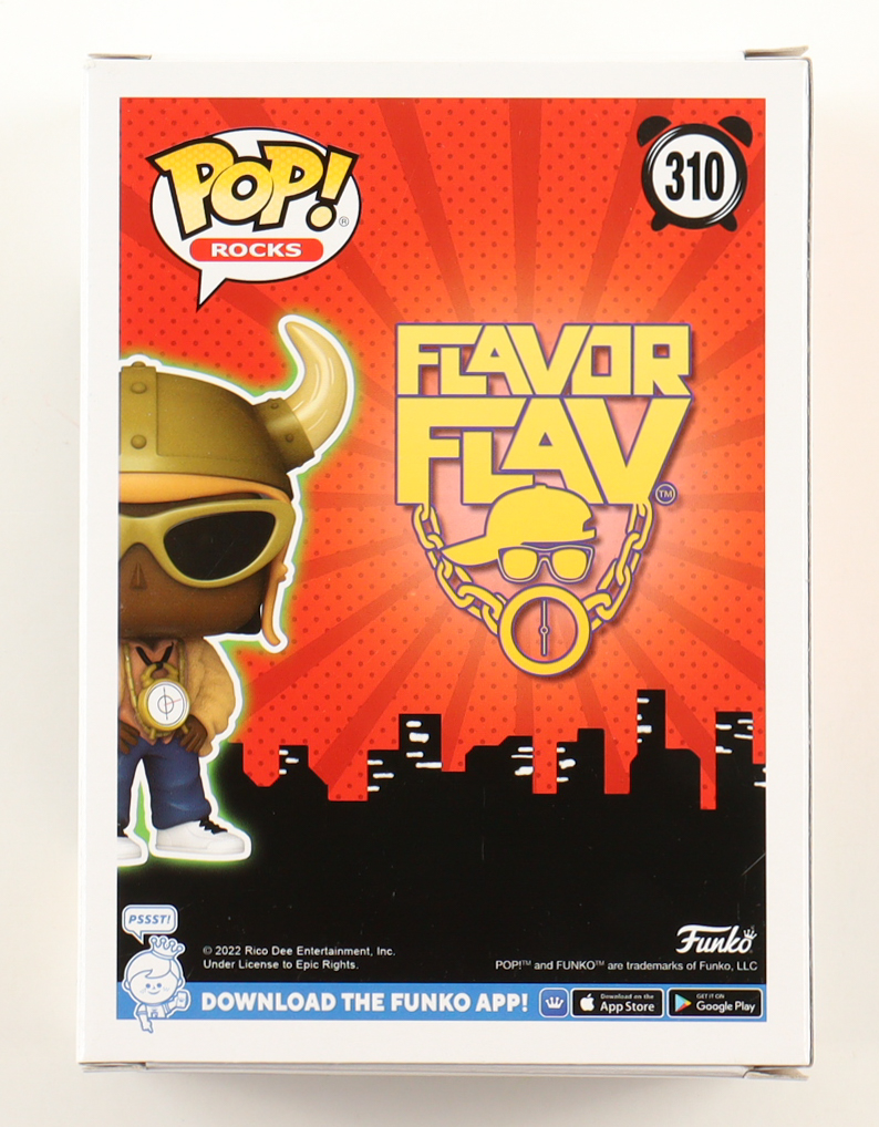 Flavor Flav Signed "Flavor Flav" #310 Flavor Flav Funko Pop! Vinyl Figure With Hand-Drawn Sketch (Beckett) at PristineAuction.com Flavor Flav Signed "Flavor Flav" #310 Flavor Flav Funko Pop! Vinyl Figure With Hand-Drawn Sketch (Beckett) at PristineAuction.com