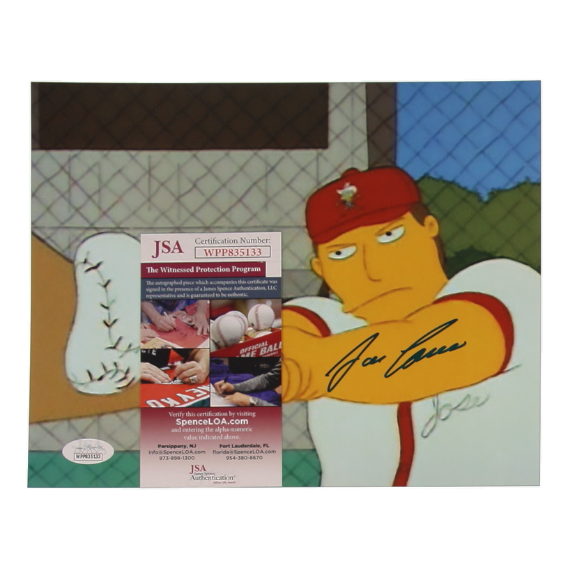 Jose Canseco Signed "The Simpsons" 8x10 Photo (JSA) at PristineAuction.com Jose Canseco Signed "The Simpsons" 8x10 Photo (JSA) at PristineAuction.com