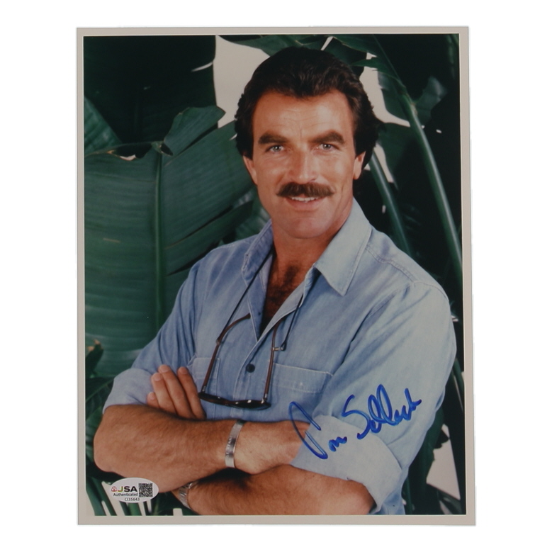 Tom Selleck Signed "Magnum, P.I." 8x10 Photo (JSA) at PristineAuction.com Tom Selleck Signed "Magnum, P.I." 8x10 Photo (JSA) at PristineAuction.com