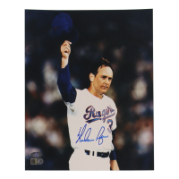 Nolan Ryan Signed Rangers 8x10 Photo (AIV & Ryan) at PristineAuction.com