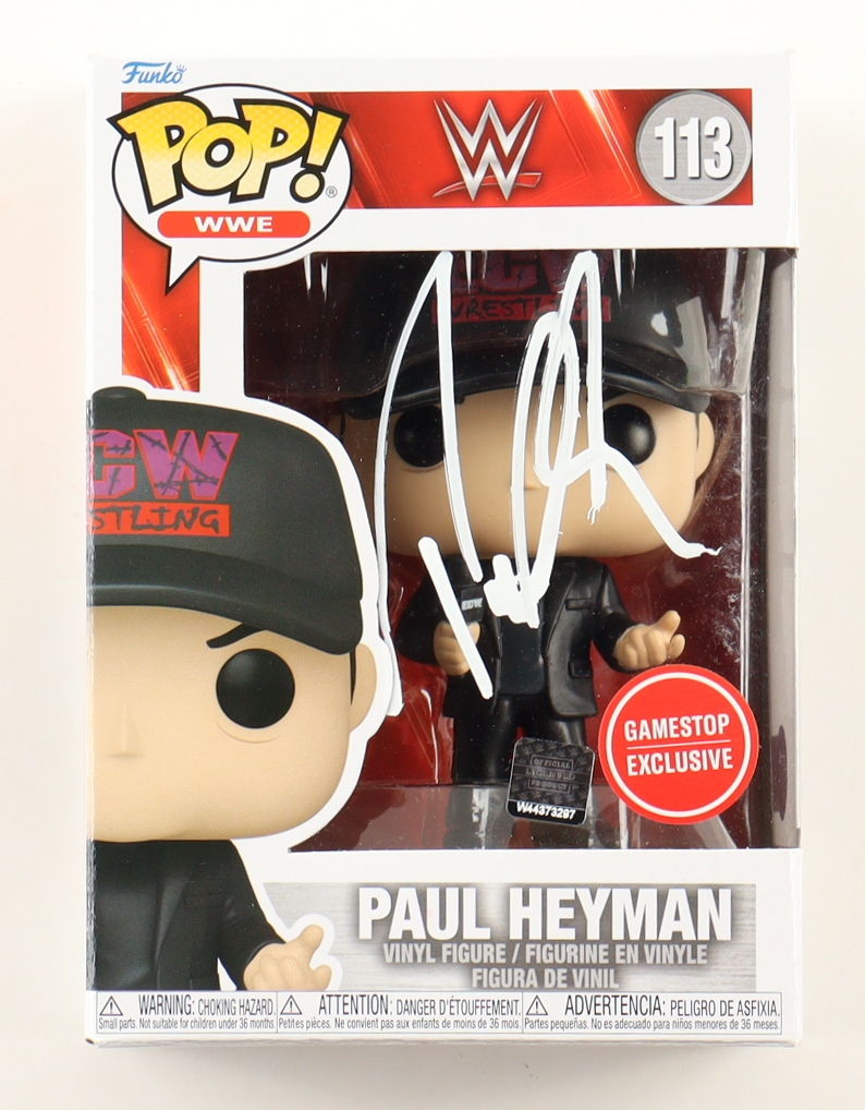 Paul Heyman Signed WWE #113 Funko Pop! Vinyl Figure (Beckett) at PristineAuction.com Paul Heyman Signed WWE #113 Funko Pop! Vinyl Figure (Beckett) at PristineAuction.com
