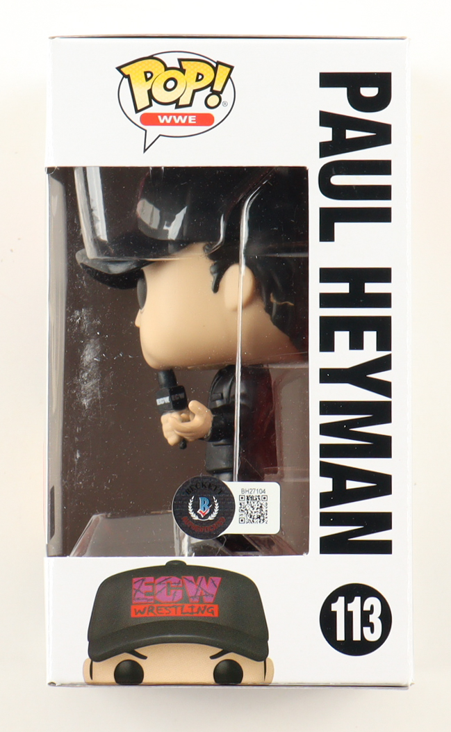 Paul Heyman Signed WWE #113 Funko Pop! Vinyl Figure (Beckett) at PristineAuction.com Paul Heyman Signed WWE #113 Funko Pop! Vinyl Figure (Beckett) at PristineAuction.com