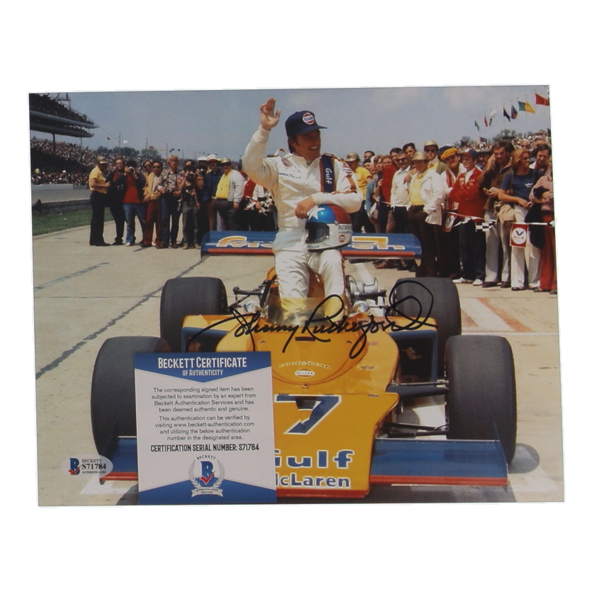 Johnny Rutherford Signed IndyCar 8x10 Photo (Beckett) at PristineAuction.com Johnny Rutherford Signed IndyCar 8x10 Photo (Beckett) at PristineAuction.com