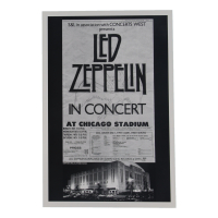 Led Zeppelin 2014 Metro Pulse 12x18 Poster Print at PristineAuction.com