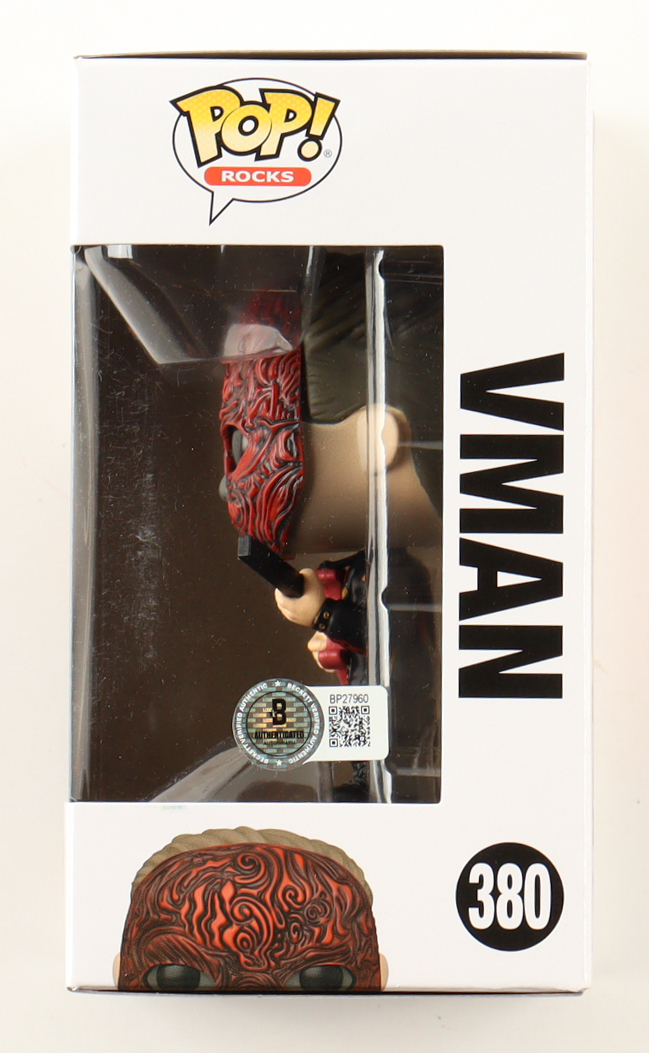 Alessandro "VMan" Venturella Signed "Slipknot" #380 Vman Funko Pop! Vinyl Figure (Beckett) at PristineAuction.com Alessandro "VMan" Venturella Signed "Slipknot" #380 Vman Funko Pop! Vinyl Figure (Beckett) at PristineAuction.com