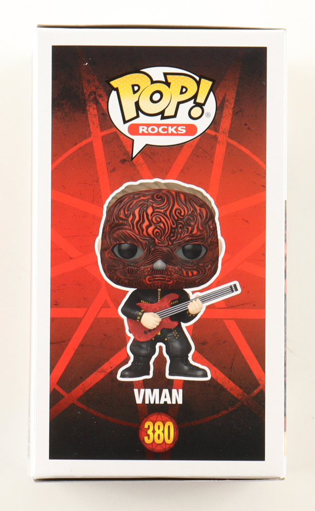 Alessandro "VMan" Venturella Signed "Slipknot" #380 Vman Funko Pop! Vinyl Figure (Beckett) at PristineAuction.com Alessandro "VMan" Venturella Signed "Slipknot" #380 Vman Funko Pop! Vinyl Figure (Beckett) at PristineAuction.com
