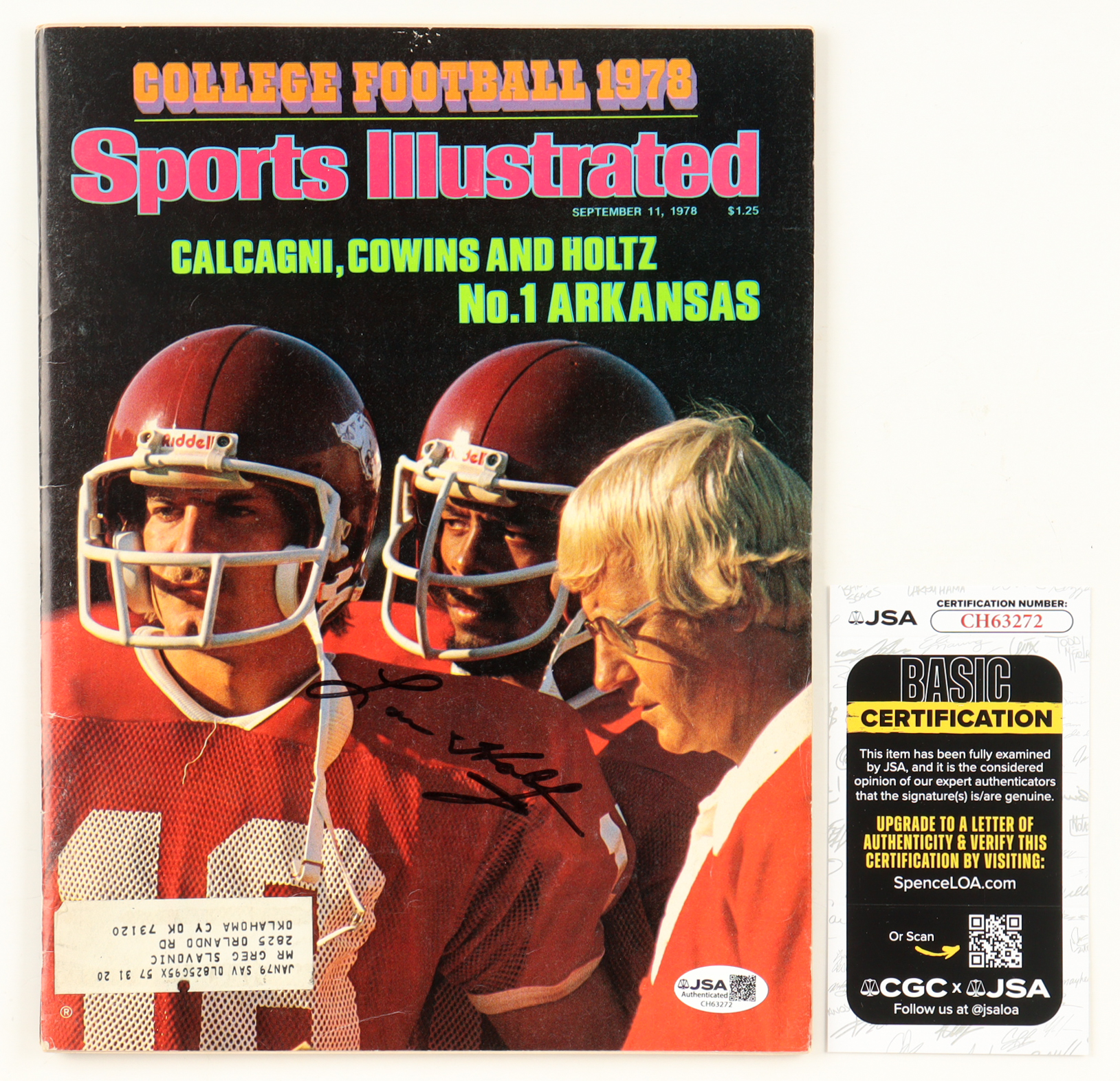 Lou Holtz Signed 1978 Sports Illustrated Magazine (JSA) at PristineAuction.com Lou Holtz Signed 1978 Sports Illustrated Magazine (JSA) at PristineAuction.com