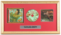 Taylor Swift Signed Custom Framed "The Life of a Showgirl" CD Album Insert Display With Disc Case (PSA) at PristineAuction.com