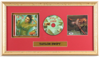 Taylor Swift Signed Custom Framed "The Life of a Showgirl" CD Album Insert Display With Disc Case (PSA) at PristineAuction.com