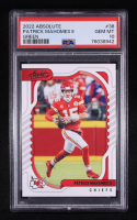 Patrick Mahomes II 2022 Absolute Green #38 (PSA 10) at PristineAuction.com