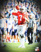 Dwayne Haskins Signed Ohio State Buckeyes 16x20 Photo (Beckett) at PristineAuction.com