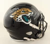 Fred Taylor Signed Jaguars Full-Size Speed Helmet Inscribed "10,000 Yard Club" (JSA) at PristineAuction.com