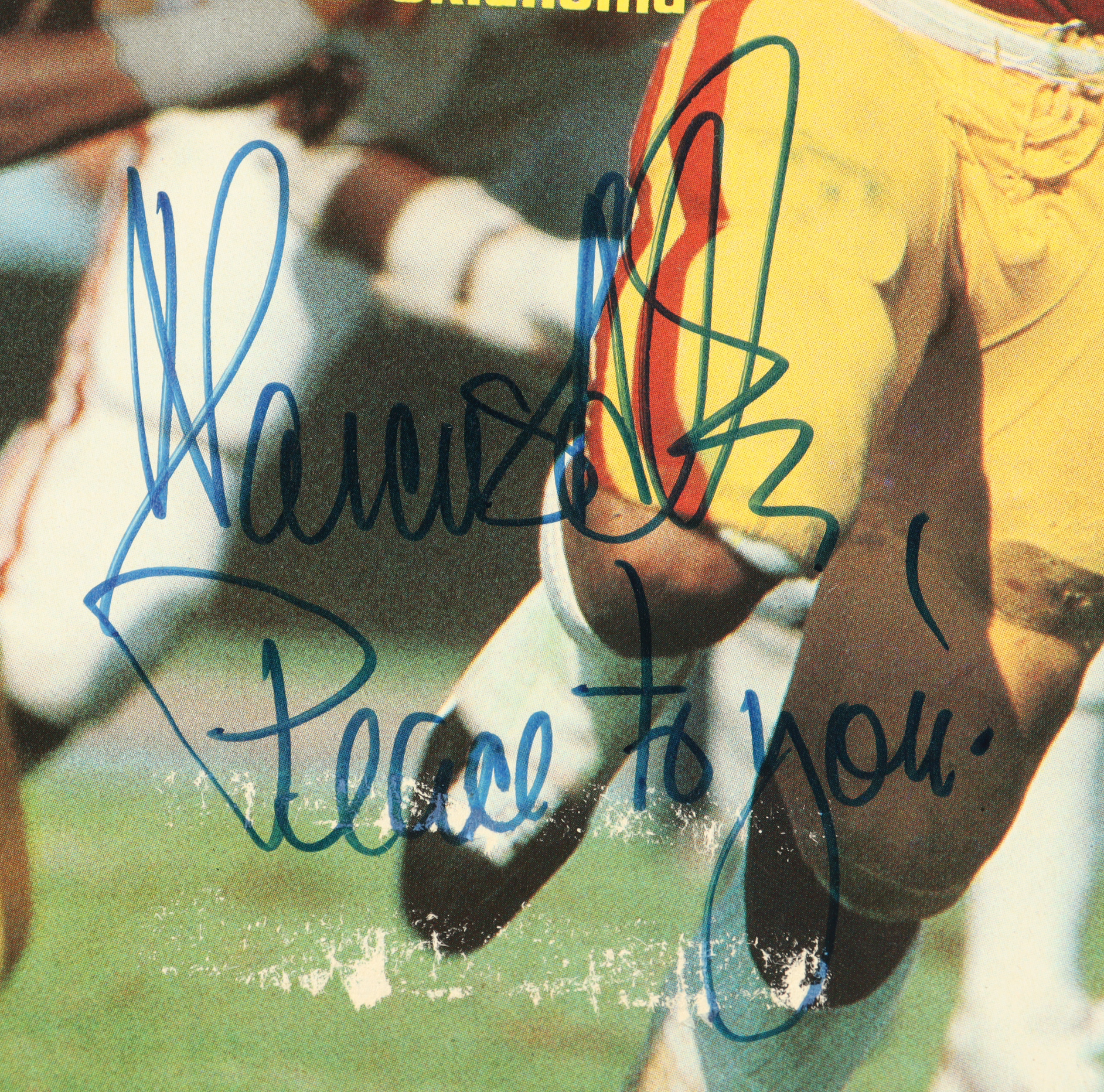 Marcus Allen Signed 1981 Sports Illustrated Magazine Inscribed "Peace To You!" (JSA) at PristineAuction.com Marcus Allen Signed 1981 Sports Illustrated Magazine Inscribed "Peace To You!" (JSA) at PristineAuction.com