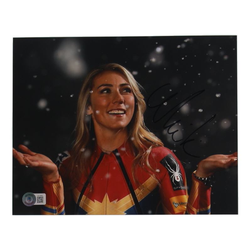 Mikaela Shiffrin Signed 8x10 Photo (Beckett) at PristineAuction.com Mikaela Shiffrin Signed 8x10 Photo (Beckett) at PristineAuction.com