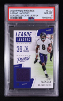 Lamar Jackson 2020 Prestige League Leaders Jerseys #9 (PSA 8) at PristineAuction.com