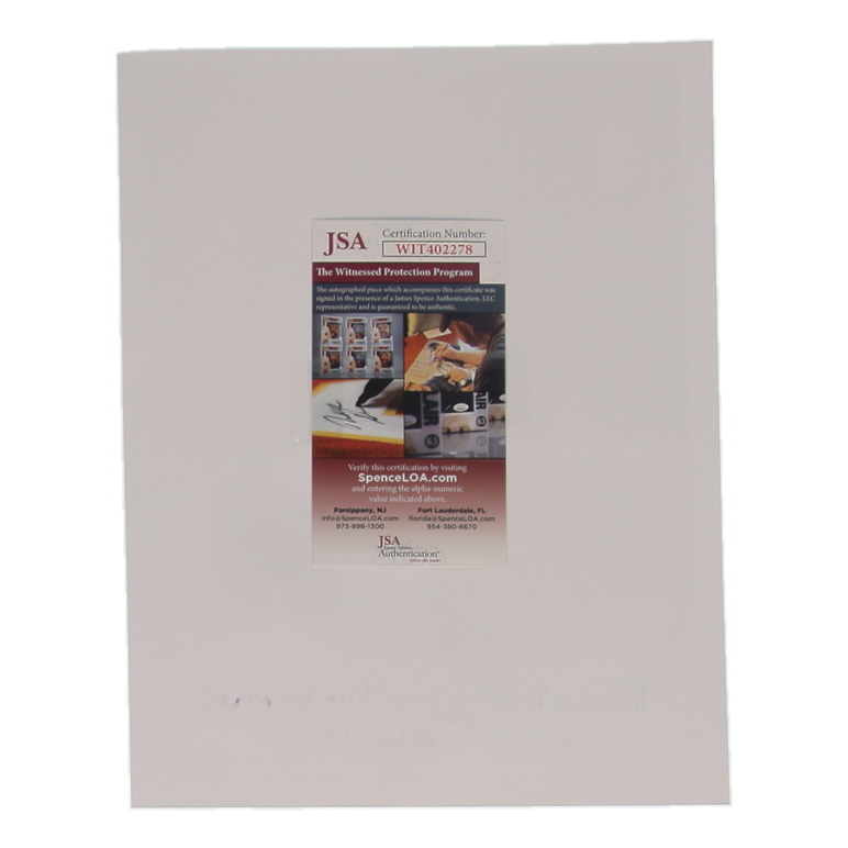 Pete Best Signed 8x11 Collage with Original Cavern Club Brick Piece Inscribed "The Beatles 1960-1962" (JSA) at PristineAuction.com Pete Best Signed 8x11 Collage with Original Cavern Club Brick Piece Inscribed "The Beatles 1960-1962" (JSA) at PristineAuction.com