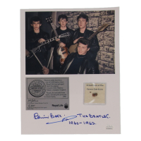 Pete Best Signed 8x11 Collage with Original Cavern Club Brick Piece Inscribed "The Beatles 1960-1962" (JSA) at PristineAuction.com