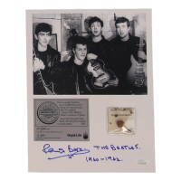 Pete Best Signed 8x11 Collage with Original Cavern Club Brick Piece Inscribed "The Beatles 1960-1962" (JSA) at PristineAuction.com