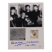Pete Best Signed 8x11 Collage with Original Cavern Club Brick Piece Inscribed "The Beatles 1960-1962" (JSA) at PristineAuction.com