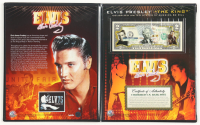 Elvis Presley Genuine Legal Tender Colorized U.S. $2.00 Two Dollar Bill Commemorative Edition Bank Note with Folder at PristineAuction.com