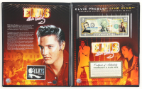 Elvis Presley Genuine Legal Tender Colorized U.S. $2.00 Two Dollar Bill Commemorative Edition Bank Note with Folder at PristineAuction.com